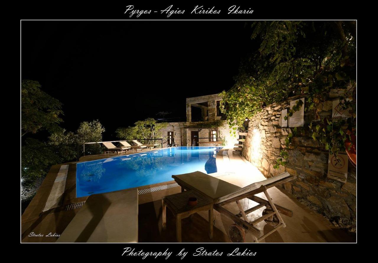 Pyrgos Traditional Village Ágios Kírykos Exteriér fotografie